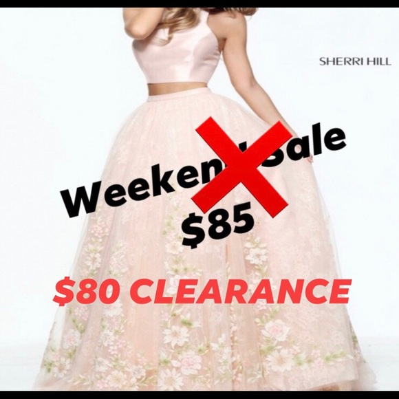 Sherri Hill Dresses & Skirts - 2 piece sherri hill silky gown
